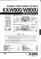 Yamaha KXW-900-900-U - Service Manual 